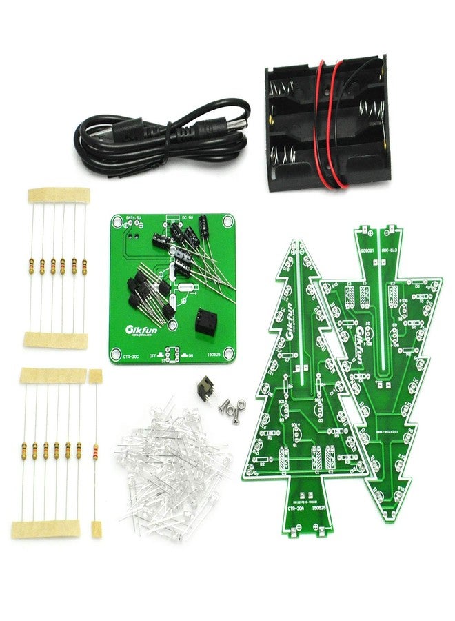 Gikfun Christmas Tree 3D Xmas Tree Led DIY Kits 7 Color Flash Circuit LED EK1697 - Image 3